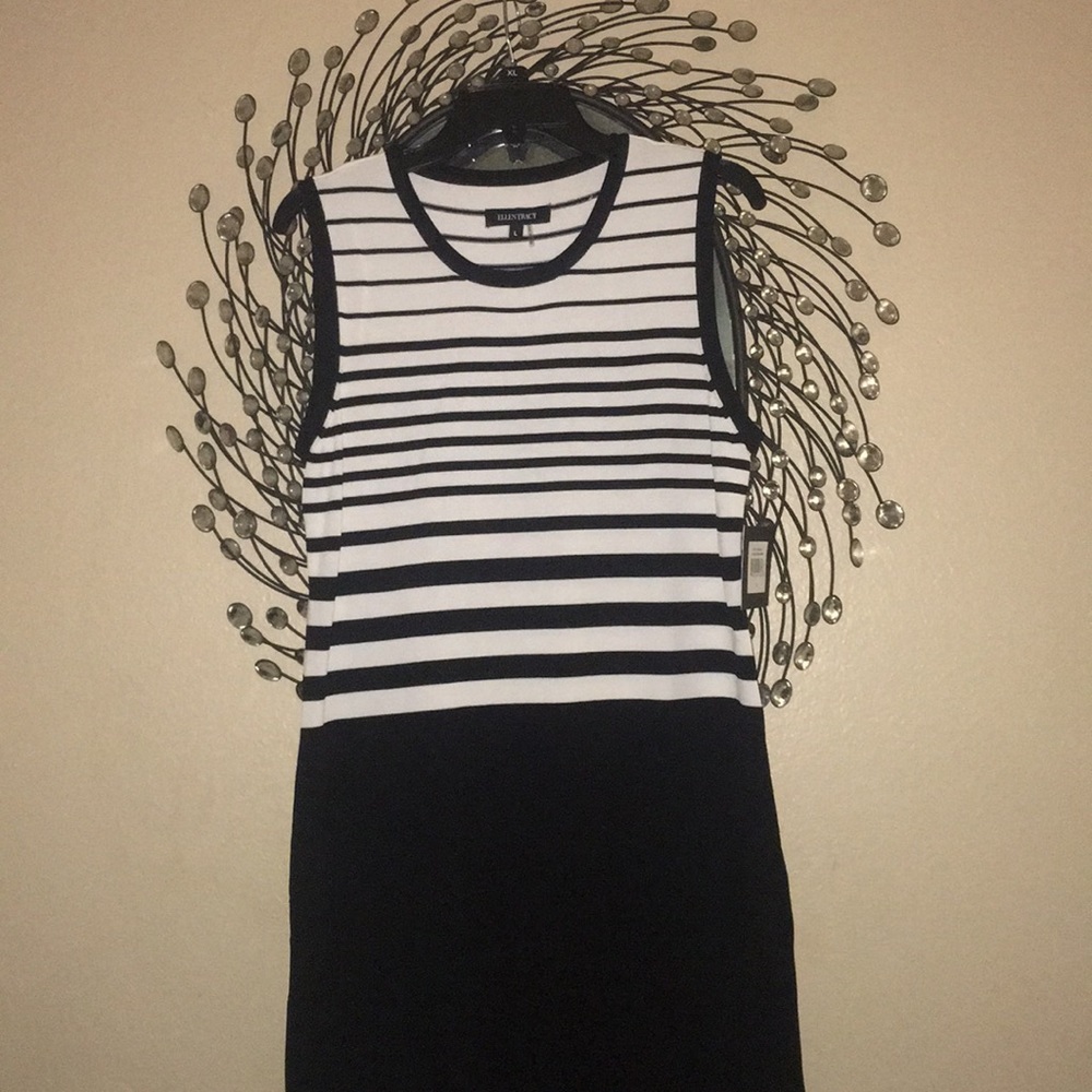 Ellen Tracy L Sweater Dress